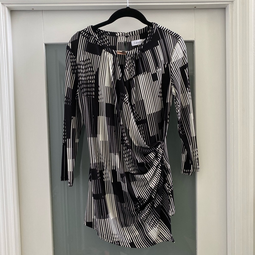 Calvin Klein 3/4 Sleeve a Blouse, Size Small